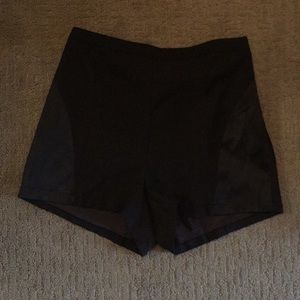 Black dress shorts